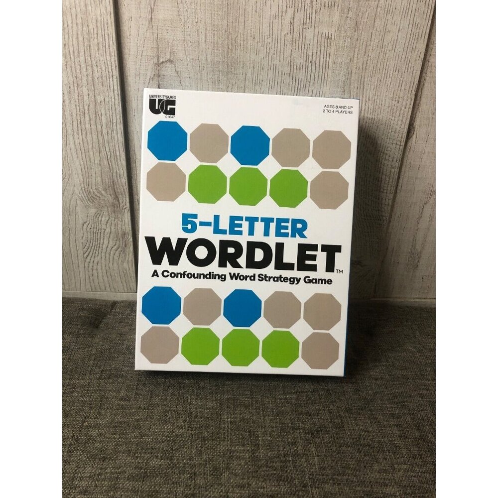 University Games 5-Letter Wordlet A Confounding Word Strategy Puzzle Game